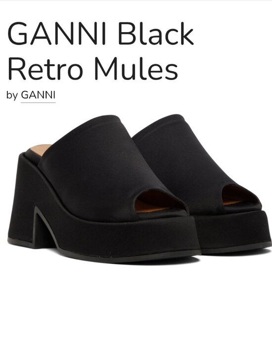 Ganni Shoes - Ganni Mules "EUC"